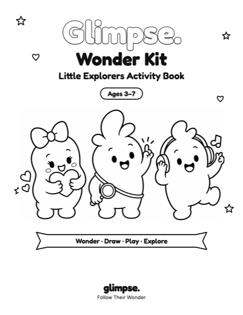 Cover: Glimpse Wonder Kit activity book